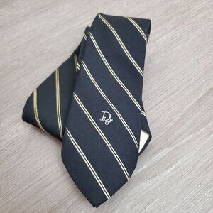 Christian Dior vintage tie light stripes